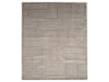 ARMSTRONG GYPSE - Rectangular handmade silk rug with geometric shapes by Edition Bougainville - view 2